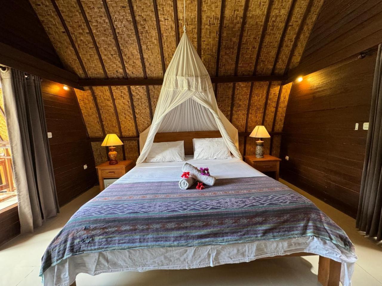 Sandy Beach Bungalows Gili Air Exterior foto