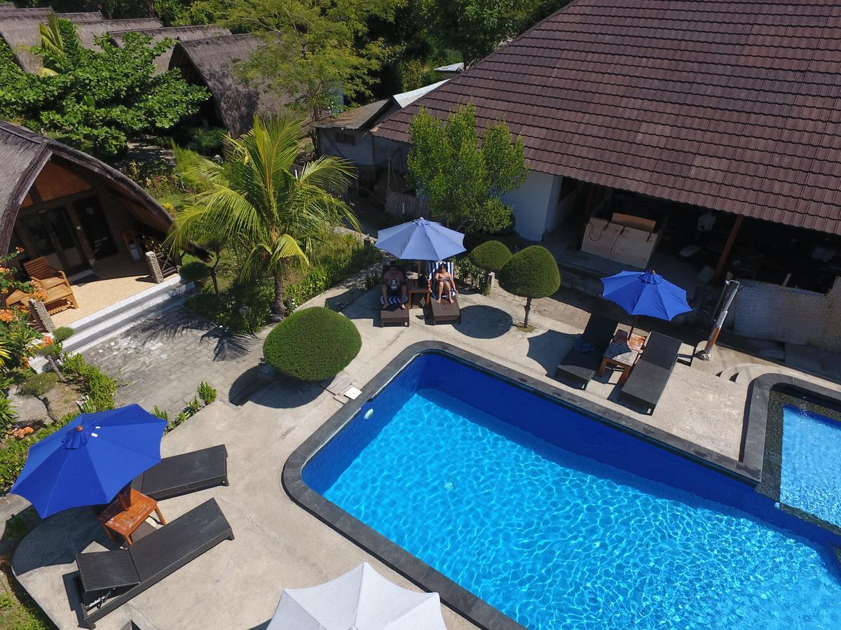 Sandy Beach Bungalows Gili Air Exterior foto